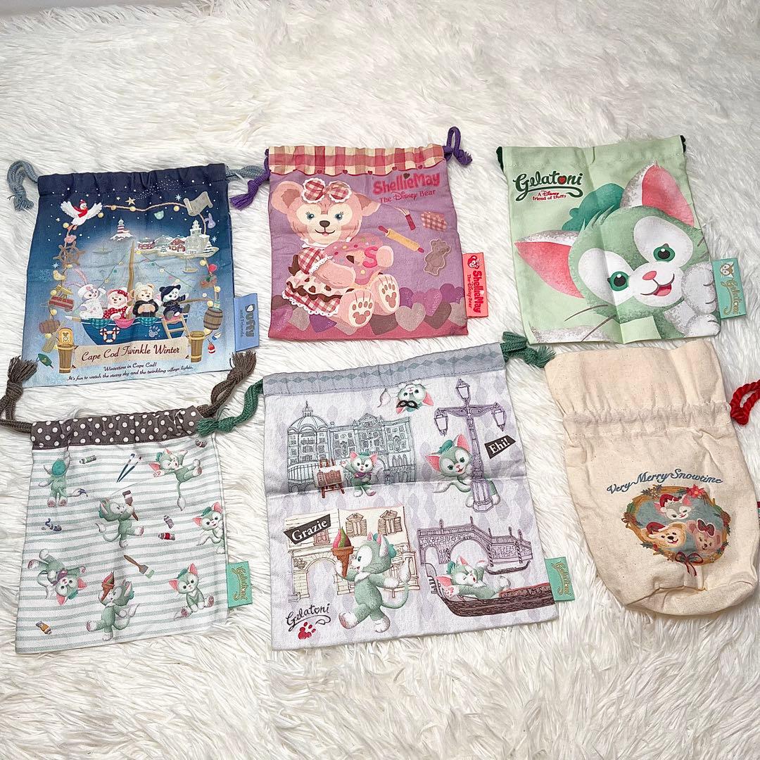 【限定多数】ディズニー 巾着袋 20枚セット ＋ ミニバッグ付き