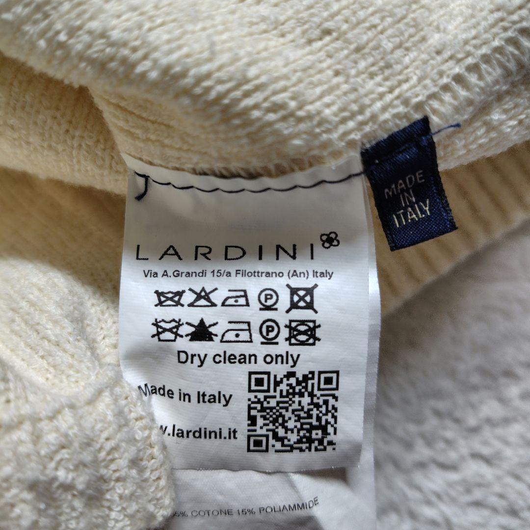 極美品　現行　ラルディーニ　ニット　テーラードジャケット　ブートニエール