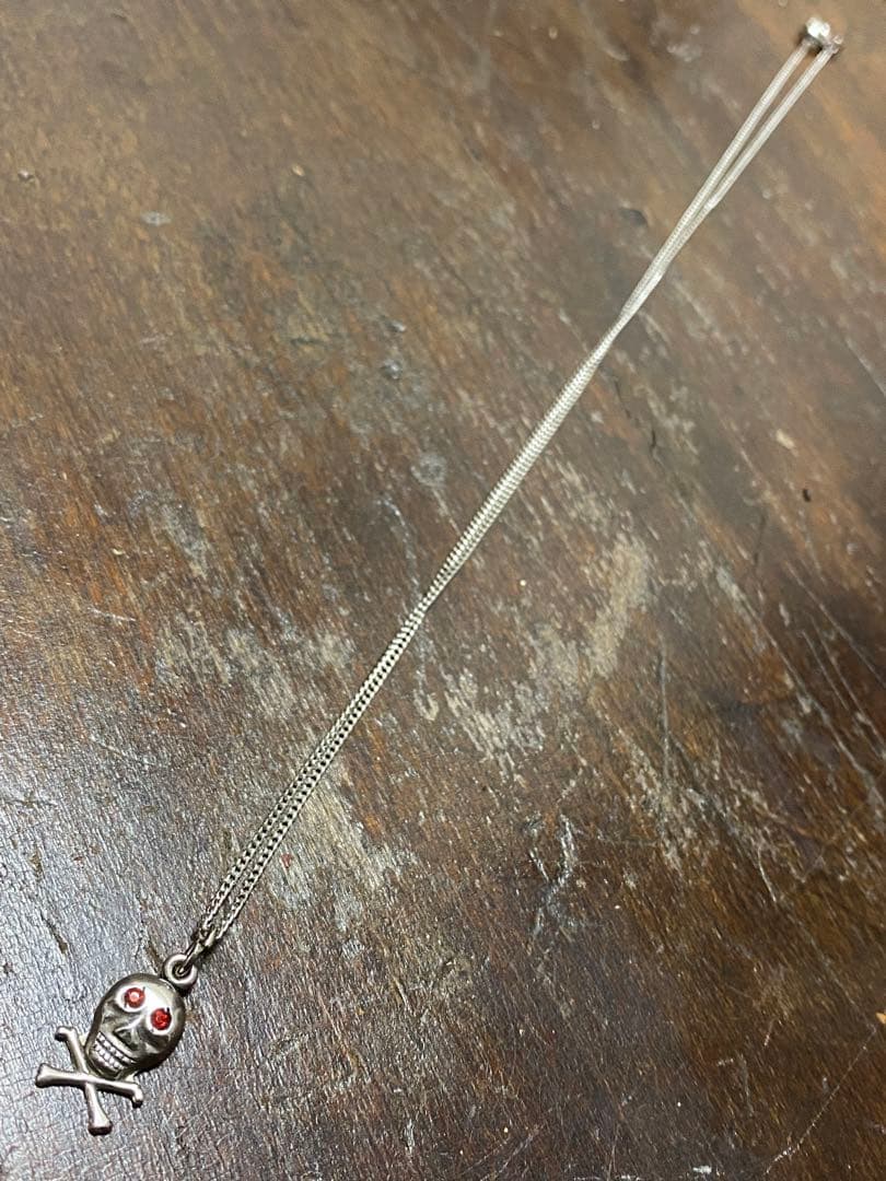 30s'40s' ビンテージスカルネックレスバイカー古着ロカビリー