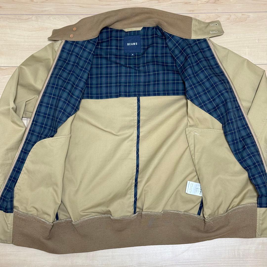 BEAMS スイングトップ ベージュ M ブルゾン ハリントン G9
