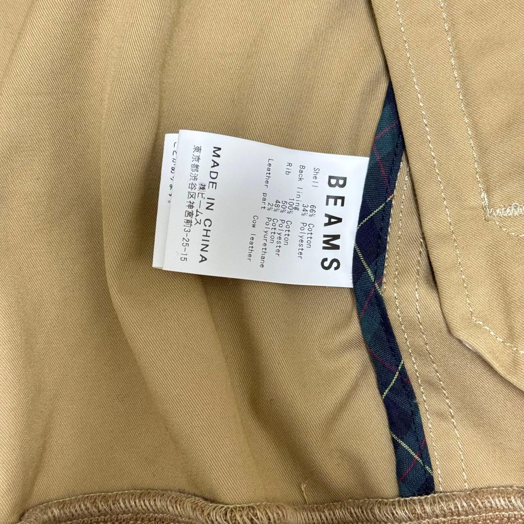 BEAMS スイングトップ ベージュ M ブルゾン ハリントン G9