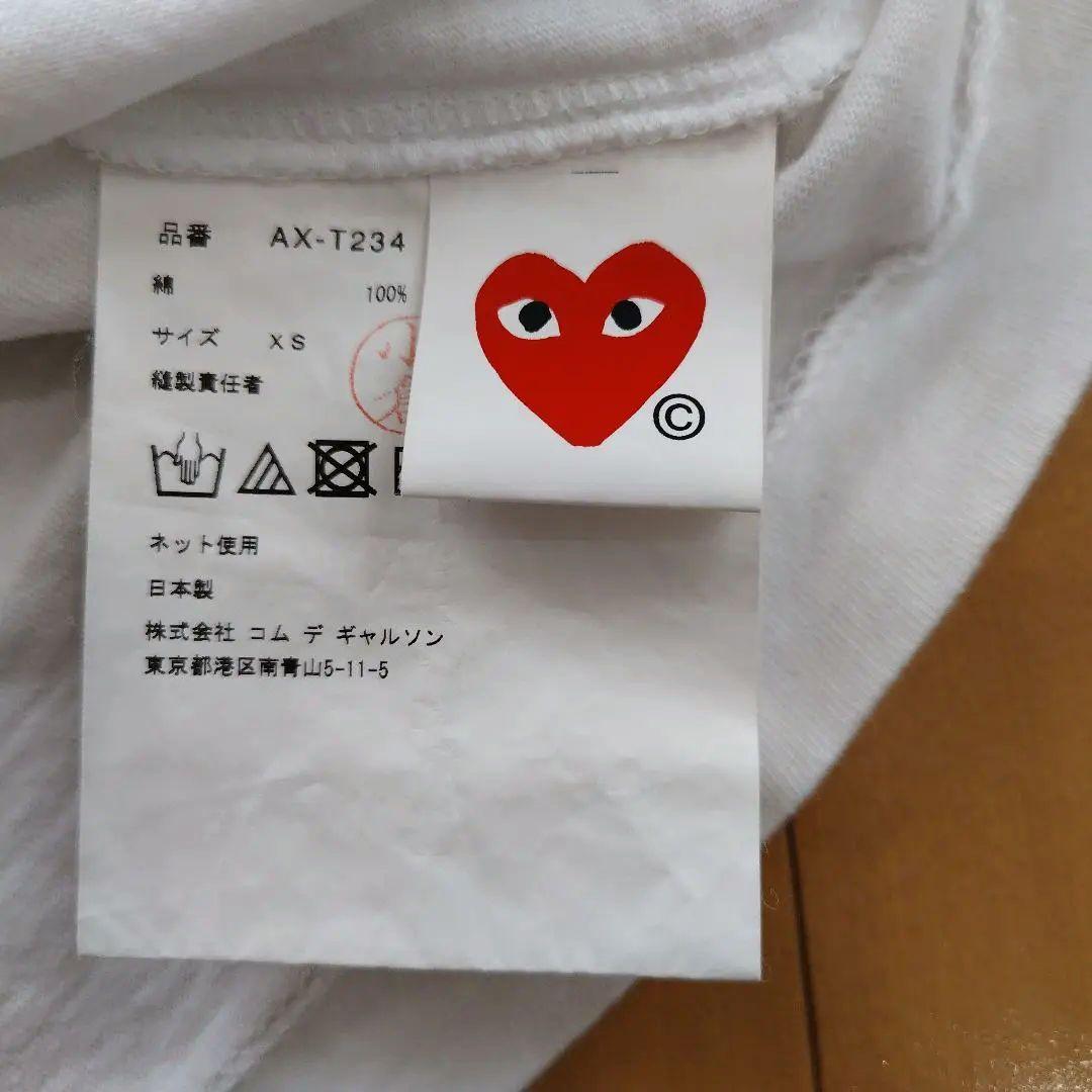 プレイコムデギャルソン　水玉　ドット　半袖Tシャツ　半袖カットソー　美品