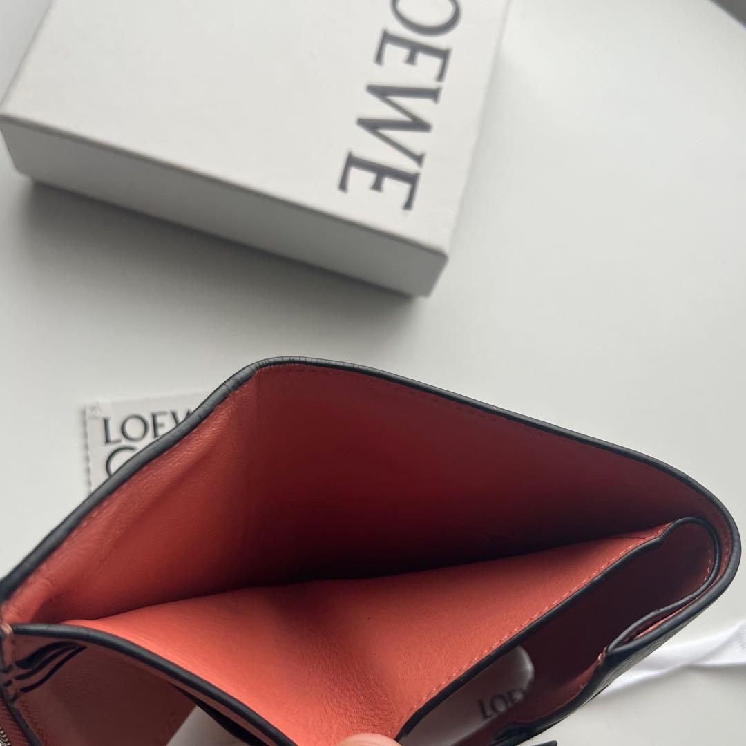 97 美品 LOEWE ロエベ 3つ折り財布
