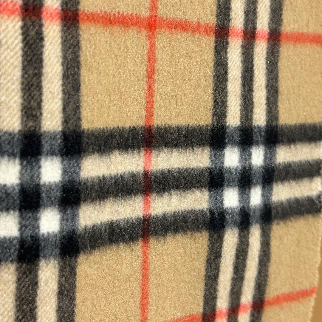 バーバリー　マフラー PURE CASHMERE ノバチェック