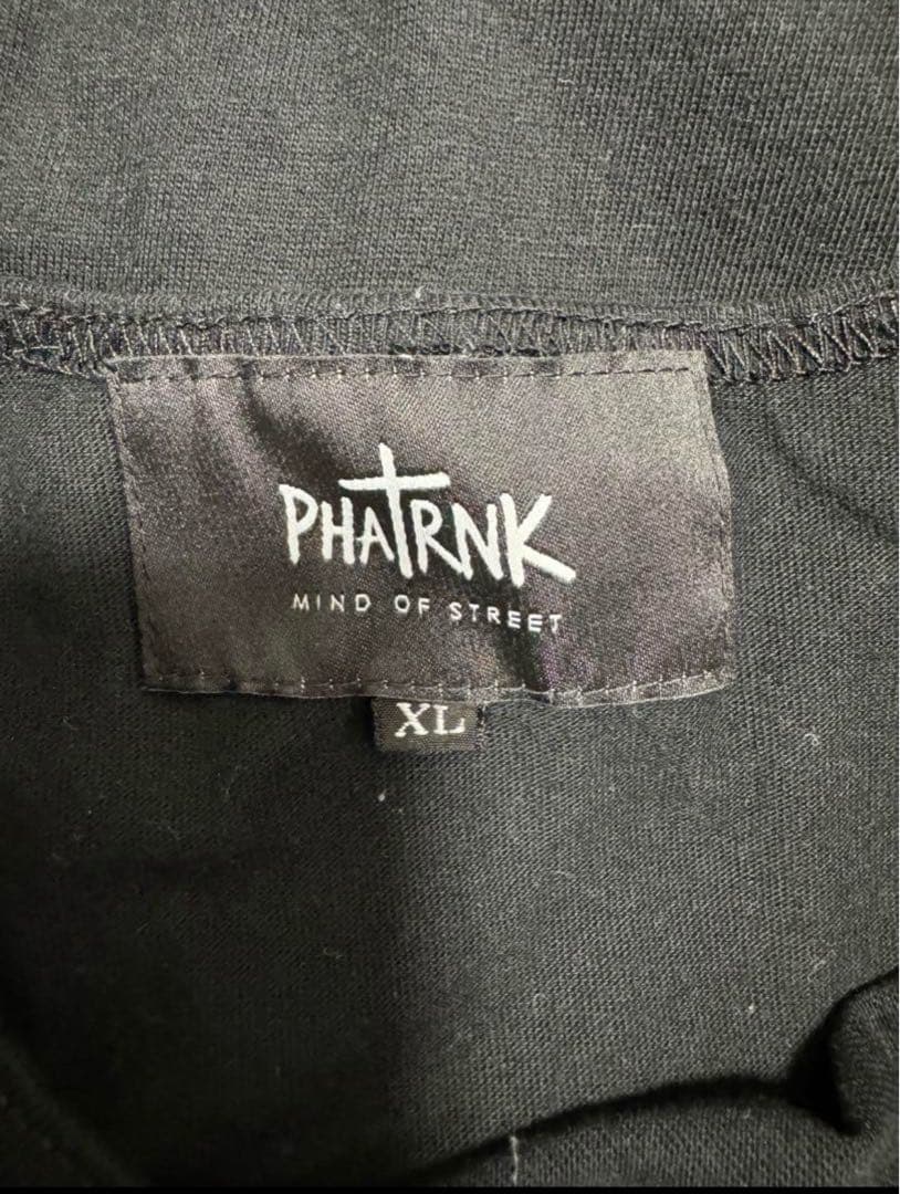 6704大人気　ファットランク　PHATRNK pロゴ　タンクトップ　黒　X L