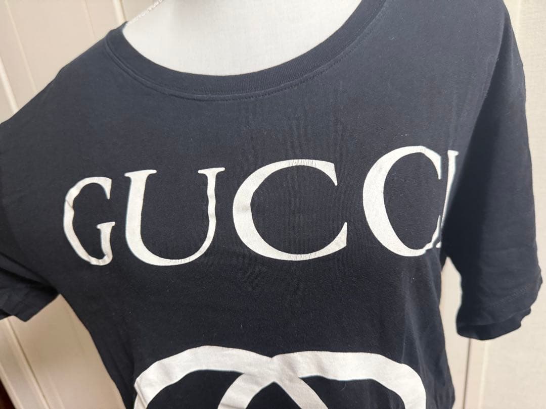 グッチ　インターロッキング G Tシャツ　18AW 半袖Tシャツ　ロゴプリント