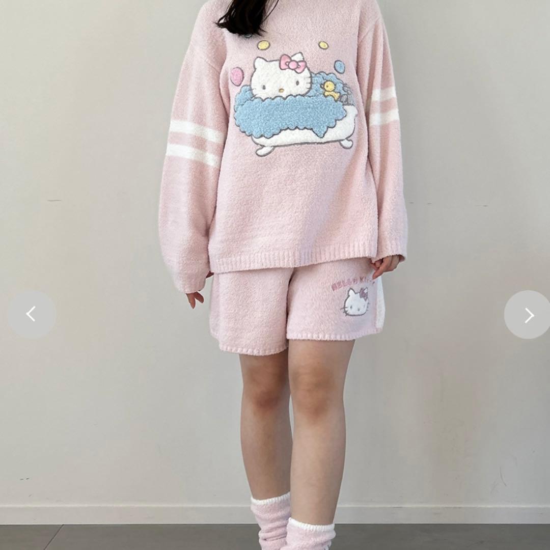 snidel キティちゃん コラボ ニットプルオーバー PINK