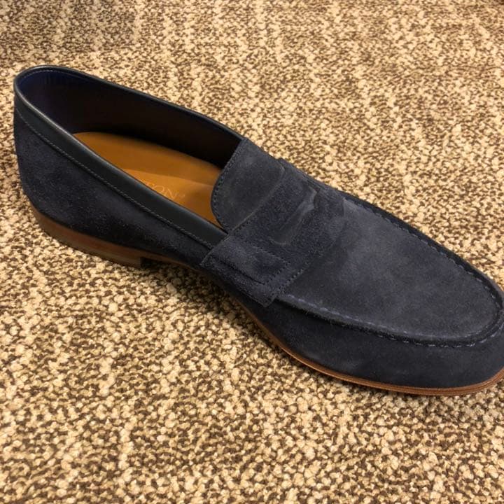 新品◆JMウエストン281ル・モックスウェードレザーローファー