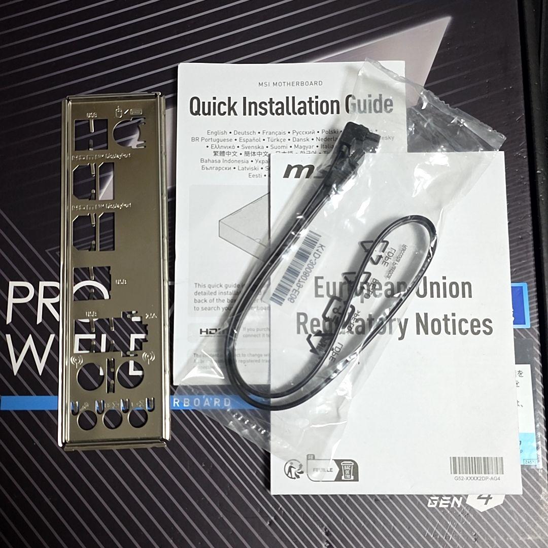 MSI PRO B760M-A WiFi DDR4 マザーボード