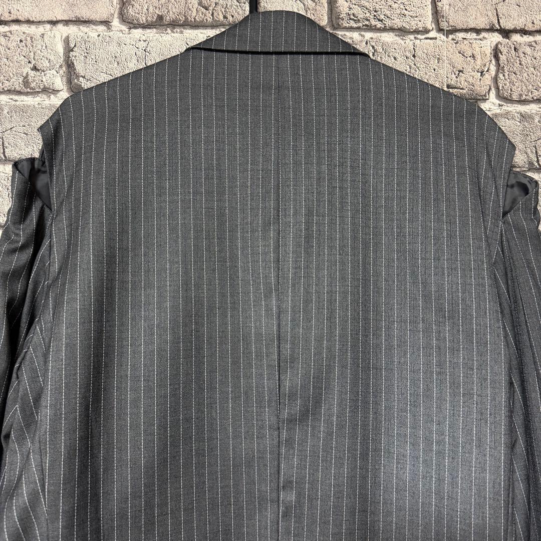 【美品】HARE　カットアウトベルトショートジャケット　グレー　テーラード