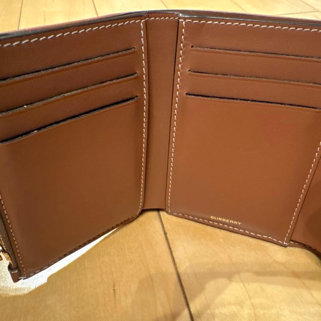 Burberry チェック柄 三つ折り財布★