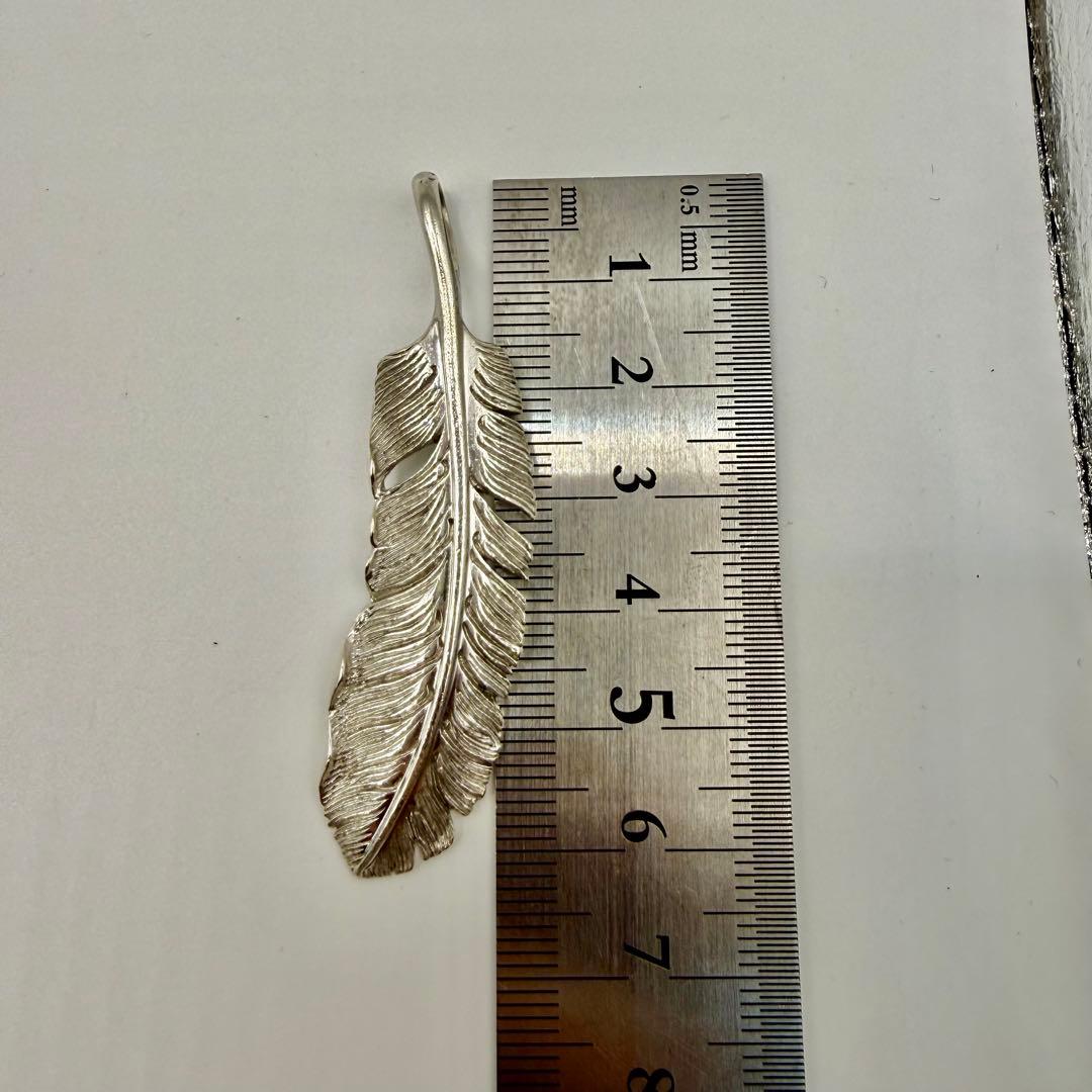 美品　SAAD シルバーフェザー63mm