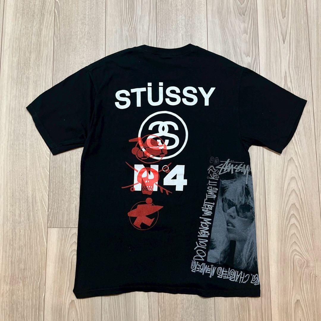 【希少】00's STUSSY テストプリント Tシャツ ローラ ブラック M