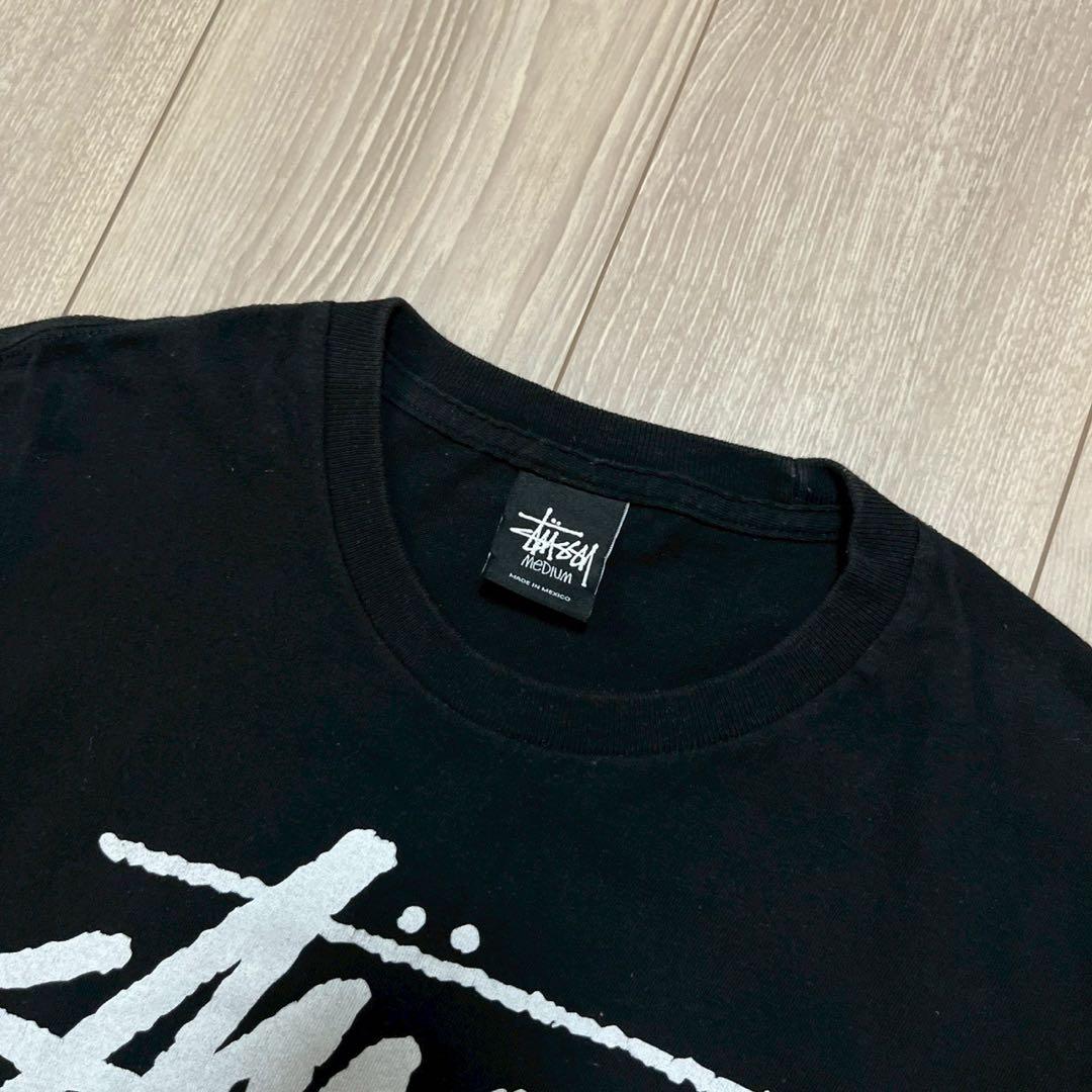 【希少】00's STUSSY テストプリント Tシャツ ローラ ブラック M