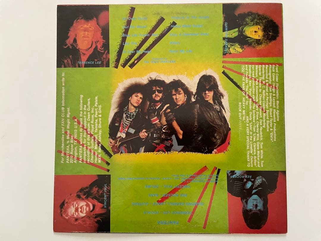 パンテラ　PANTERA レコードPROJECTS IN THE JUNGLE