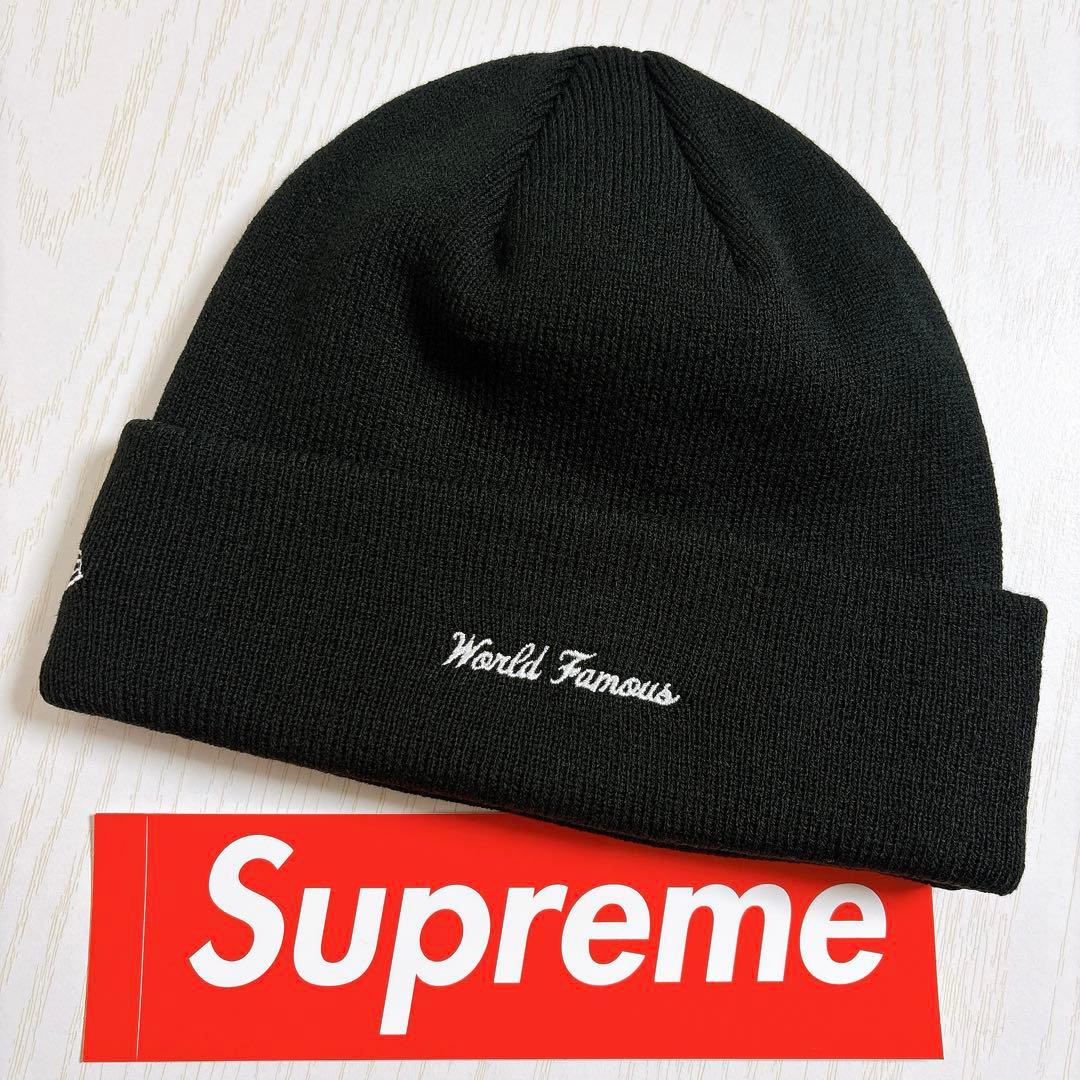 Supreme NEW ERA ニット帽　BOXロゴ　バンダナ　ブラック　黒