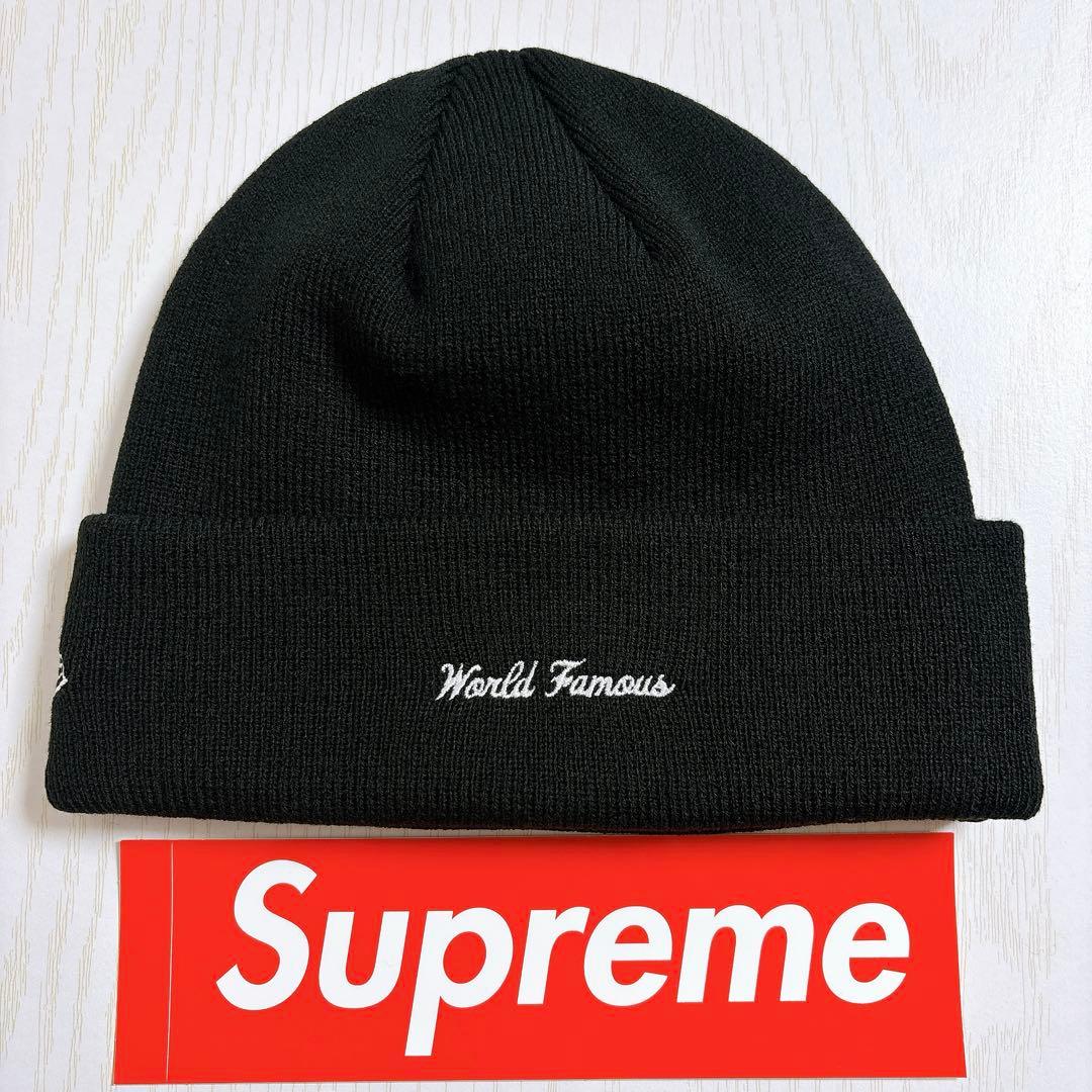 Supreme NEW ERA ニット帽　BOXロゴ　バンダナ　ブラック　黒