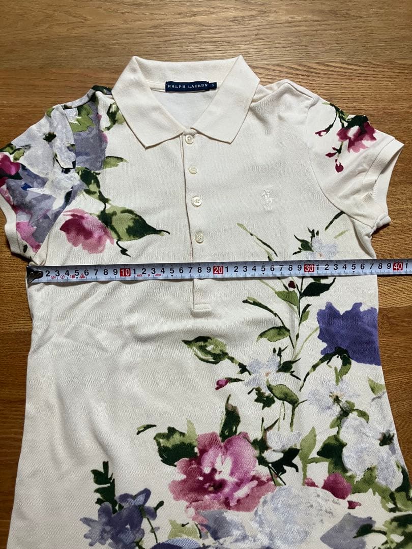 RALPH LAUREN 花柄ポロシャツ　ラルフローレン