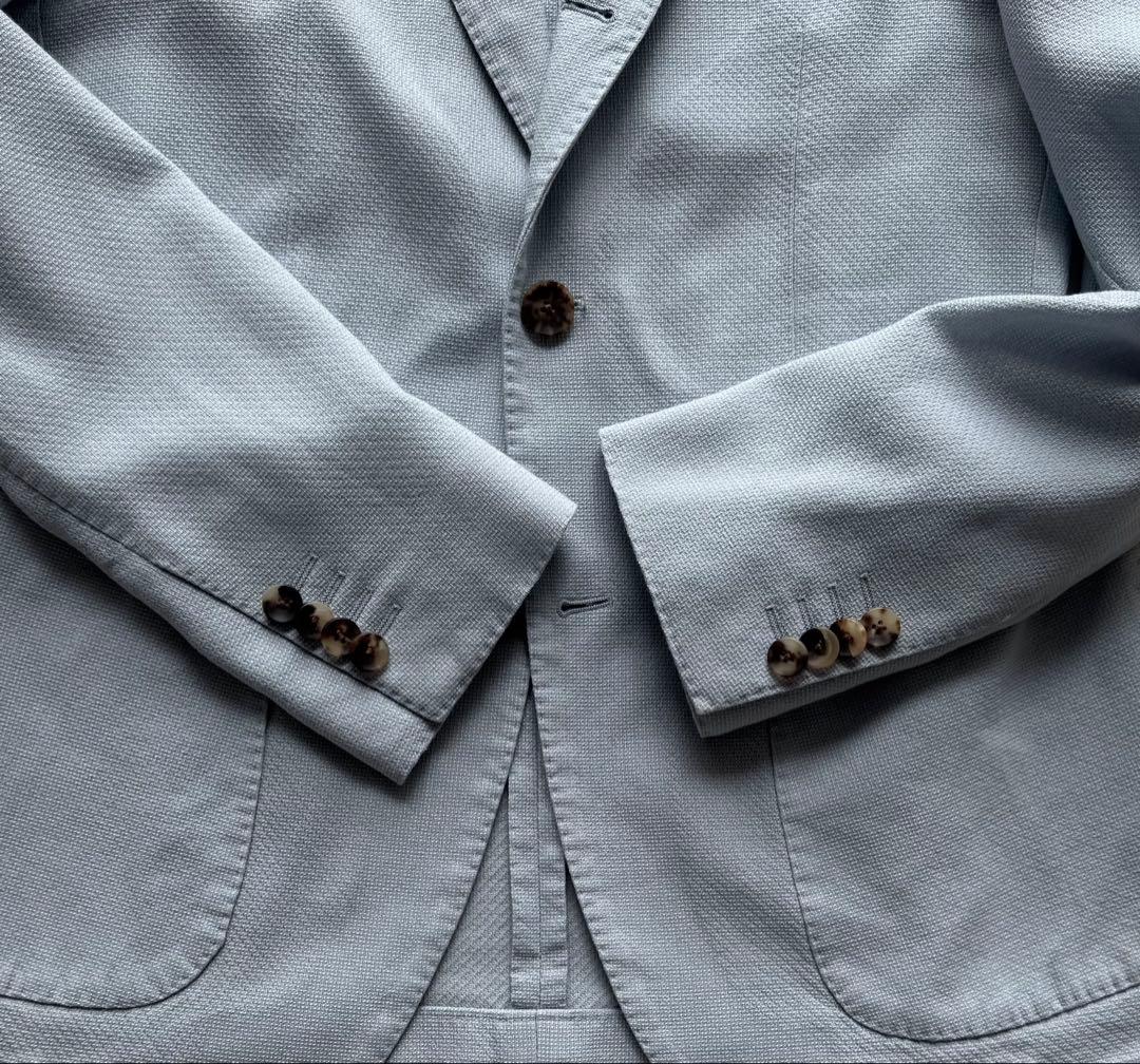【極美品・未使用級】 最新モデル LARDINI ラルディーニシルク混ジャケット