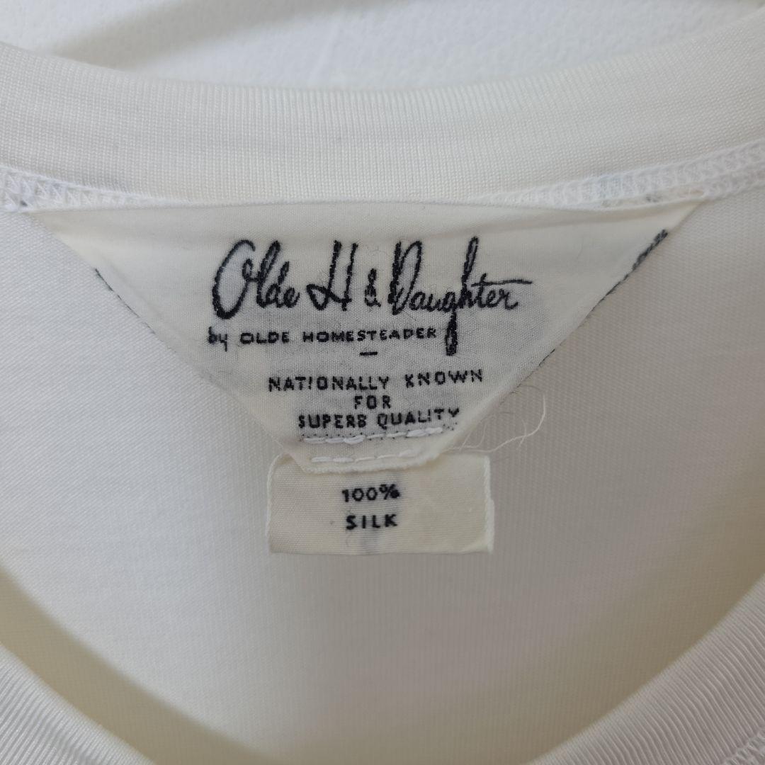 オールドエイチアンドドーター SILK Tシャツ