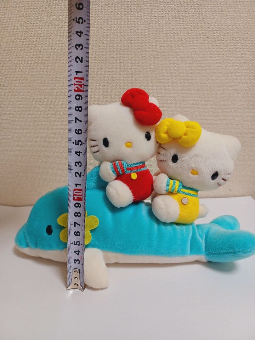 d*9様 サンリオ　ハローキティ　ミミィ　イルカ　ぬいぐるみ　Sサイズ　2000
