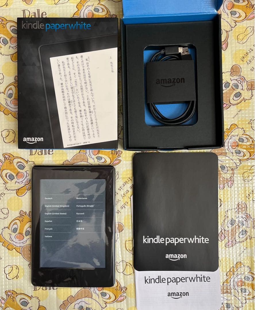 Kindle Paperwhite 第7世代 4GB 箱 ケーブル付き