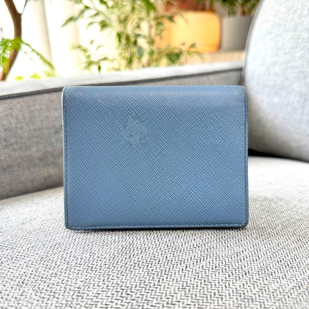 PRADA プラダ サフィアーノメタル 二つ折り財布