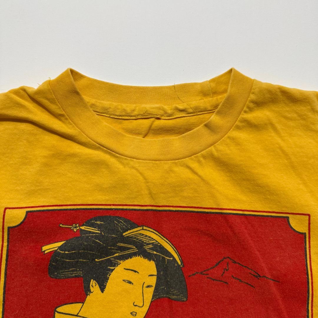 NIKE ナイキ　アメリカ製 浮世絵 芸者 風車タグ シングルステッチTシャツ