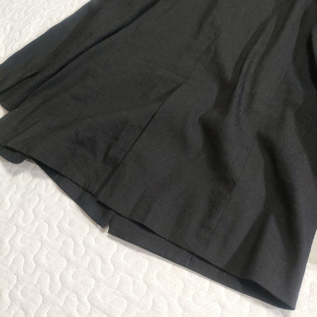 美品✨プルミエアロンディスモン　麻×レーヨン　ダブルジャケット　黒