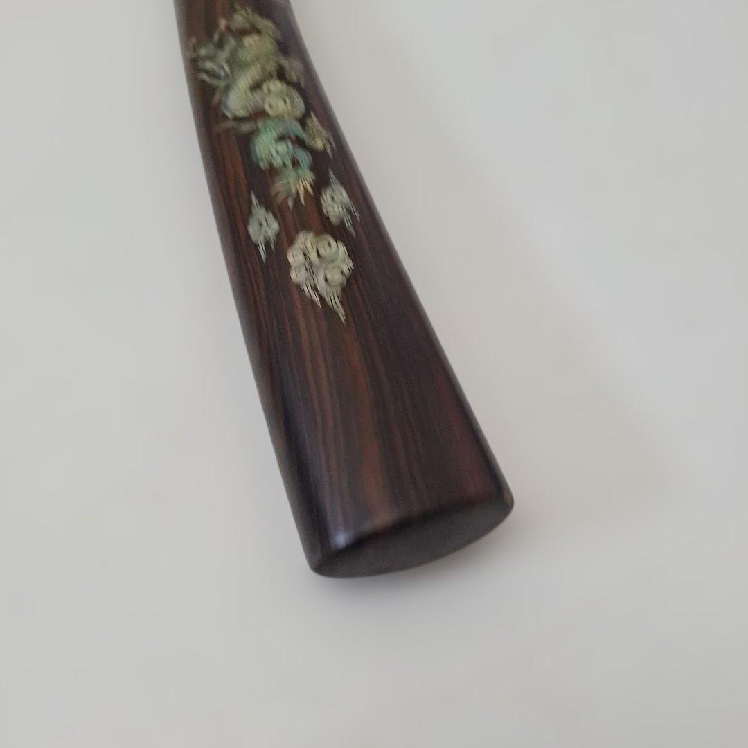 【専用】黒檀 螺鈿細工木刀　大刀 脇差 模造刀