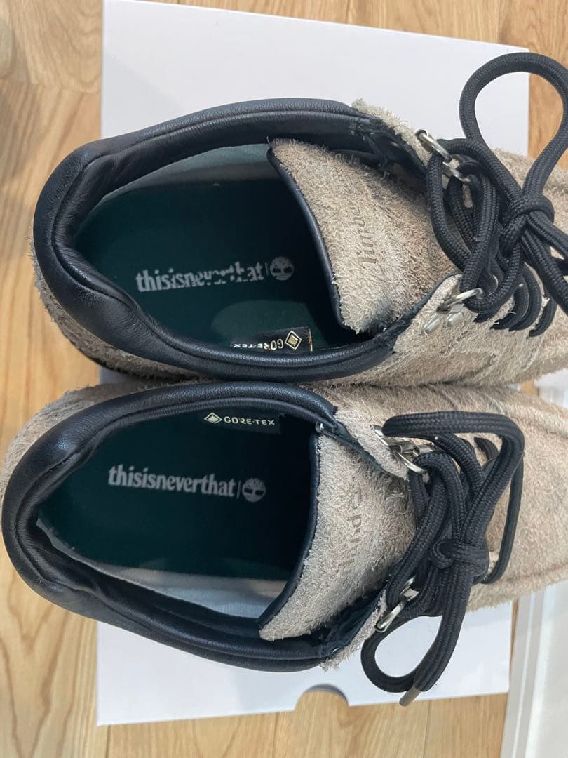 靴 thisisneverthat timberland moc toe mid