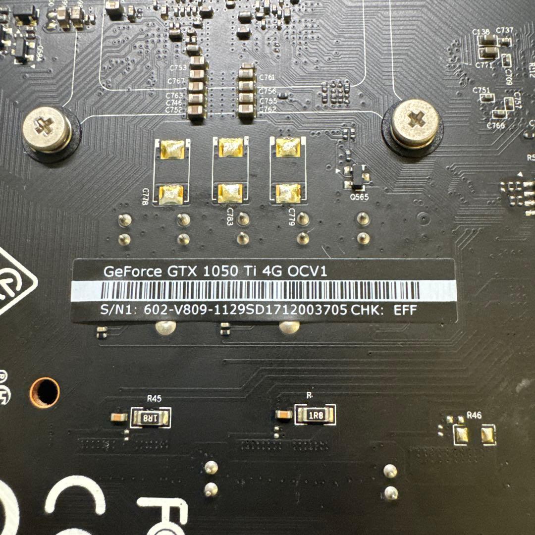 グラフィックボード・グラボ・ビデオカード GTX 1050ti 4GB msi