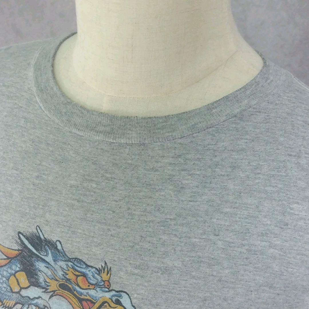 H*e様 OLD STUSSY Tシャツ　ドラゴン　龍　紺タグ　Lサイズ　USA