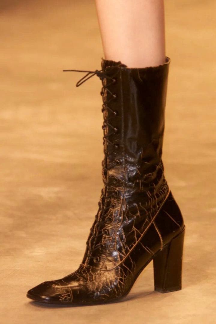 miumiu leather boots ミュウミュウ ブーツ