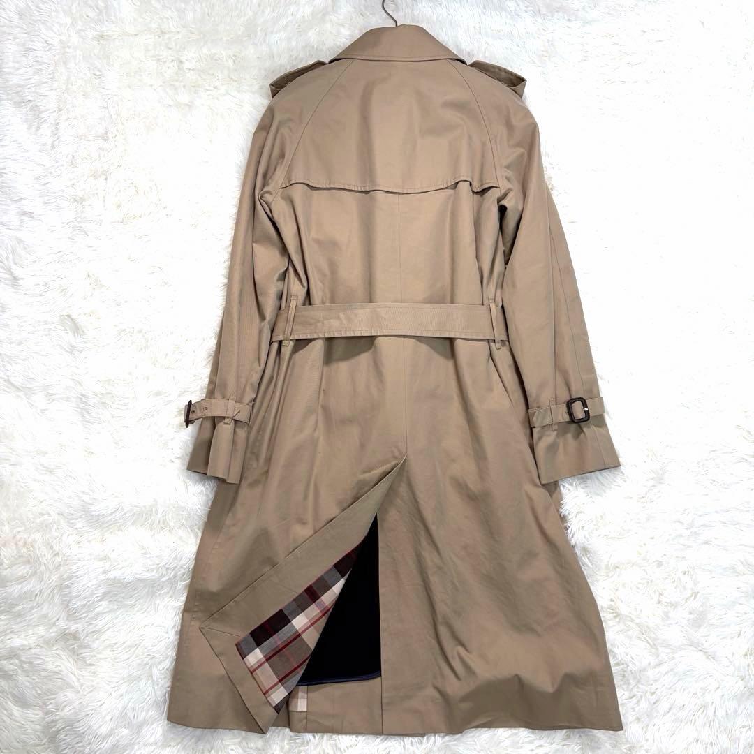 MACKINTOSH トレンチ ライナー ベルテッド チェック ベージュ 34