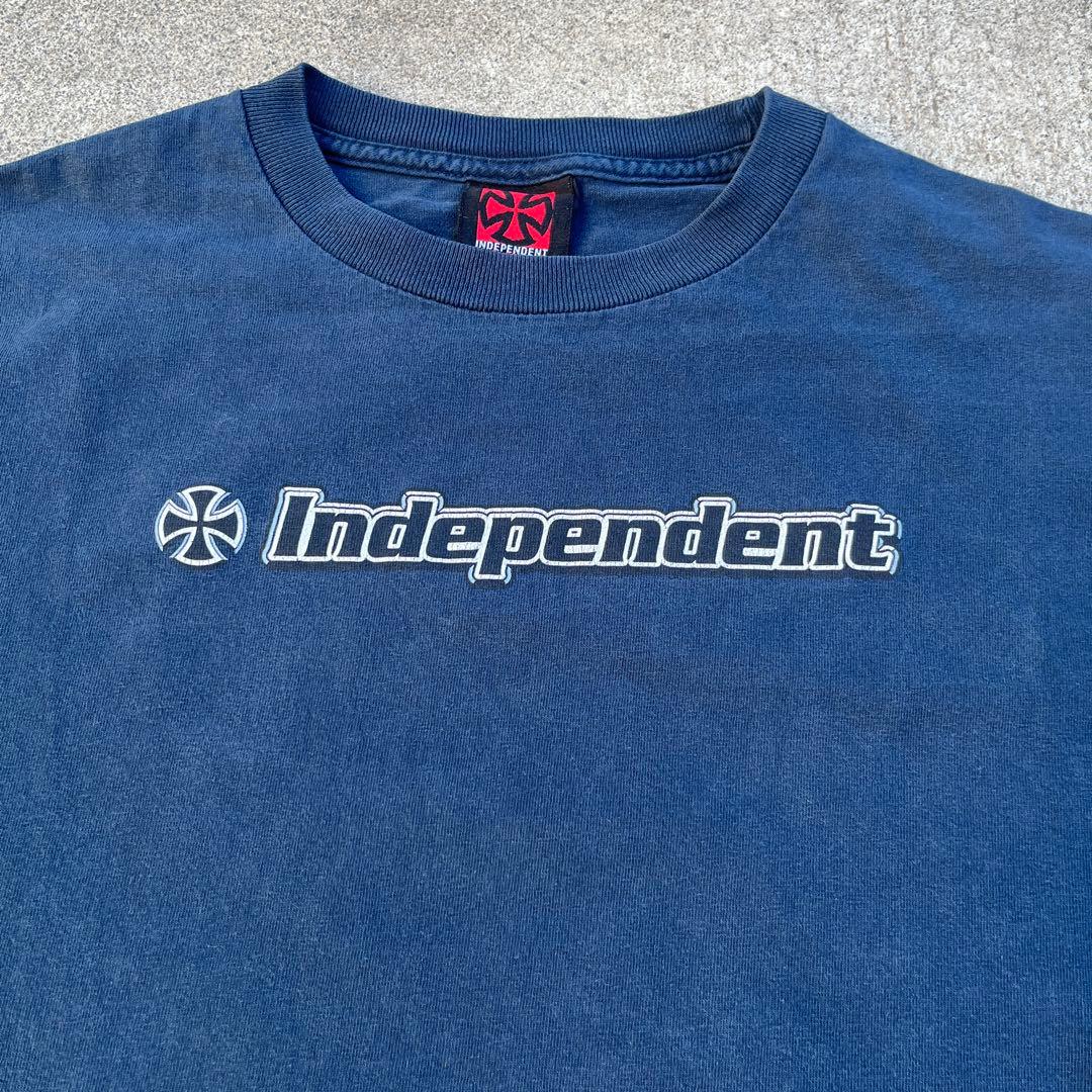 90’s インディペンデント tシャツ アイアンクロス L フェード