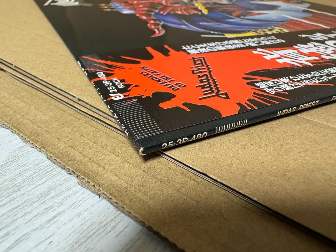 帯付き ＬＰレコード 中古 美品 現状品 背徳の掟 ジューダスプリースト