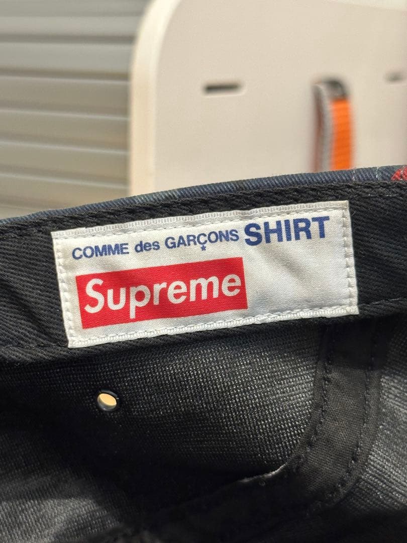 Supreme COMME des GARCONS SHIRT コラボキャップ