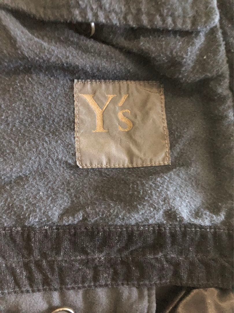 Y's ワイズ ヨウジヤマモト 厚手 トレンチコート ロングコート ブラック