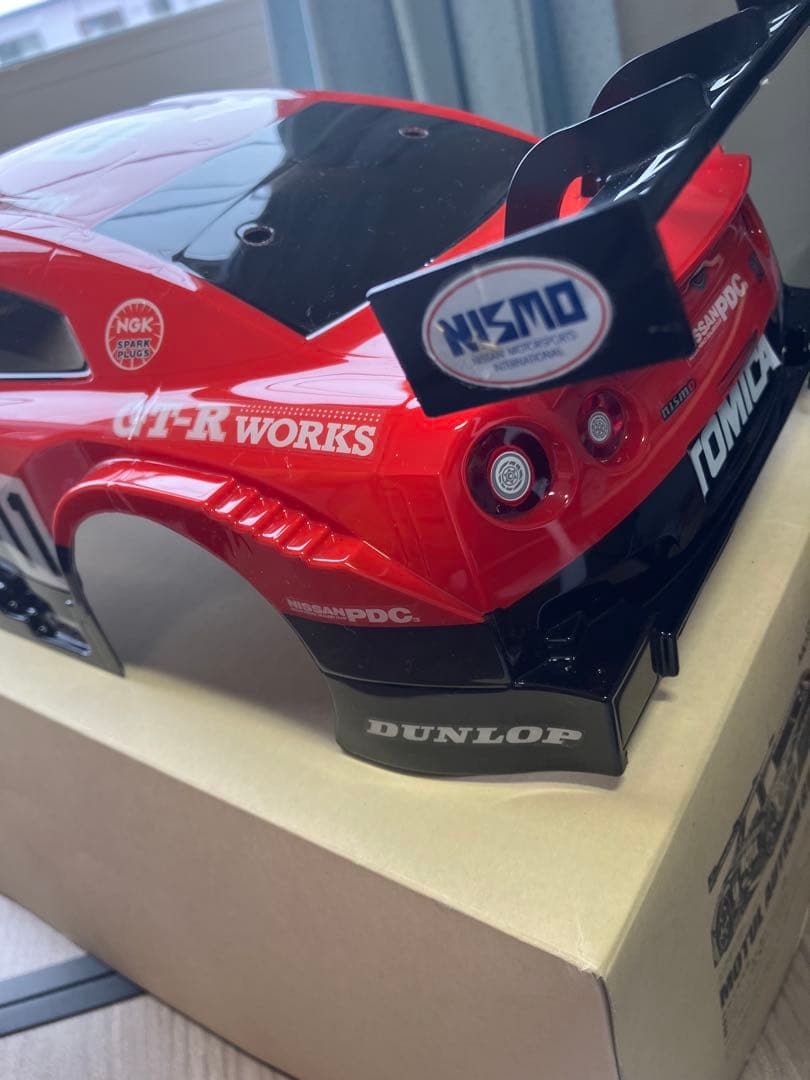 TAMIYA MOTUL GT-R シルエットフォーミュラ風カラー裏貼り