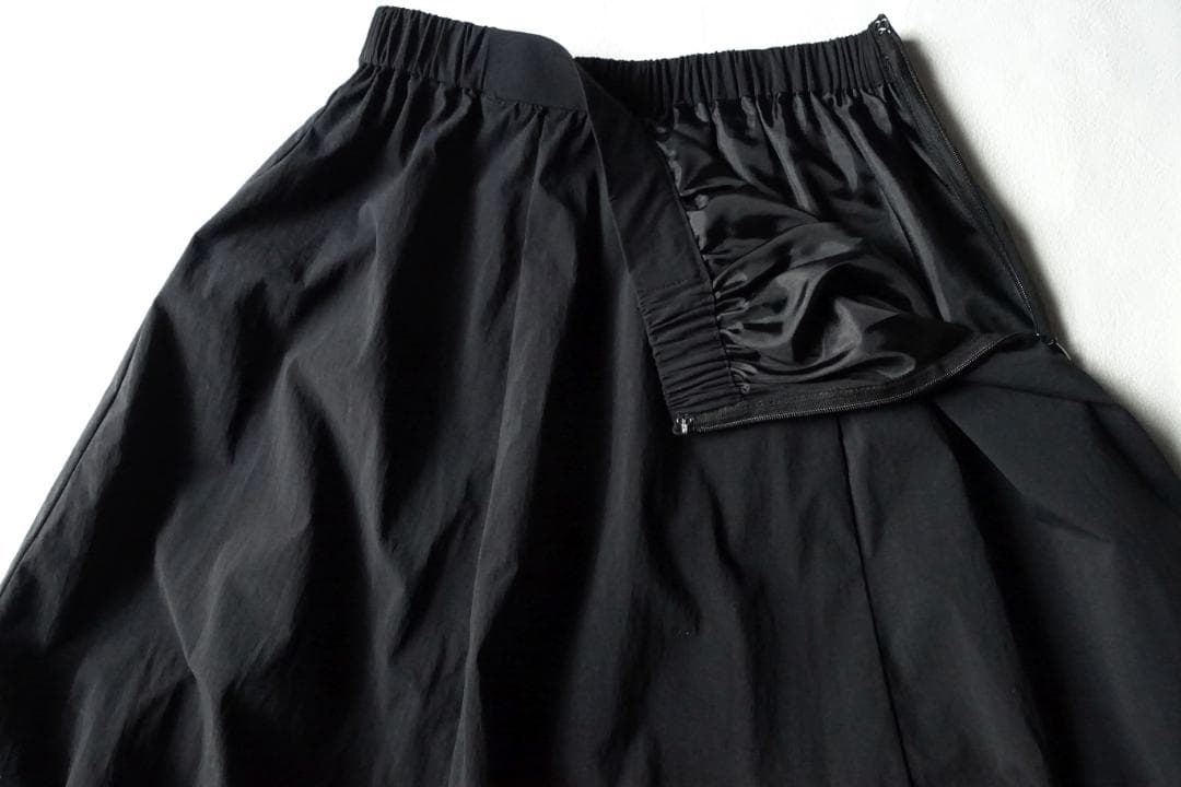 美品allurevilleアルアバイル☆バイヤス切替ギャザースカート 1 黒