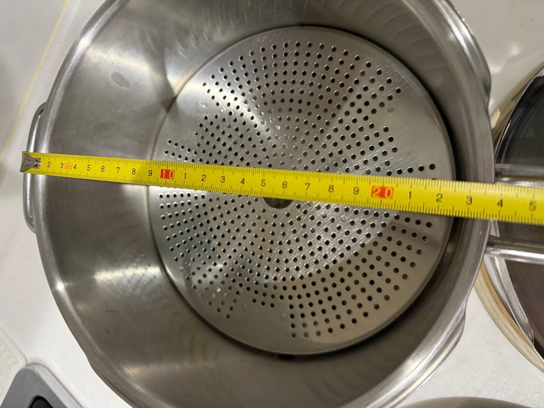 Tupperware パーフェクトキッチン圧力鍋5L ガラス蓋　蒸し器付