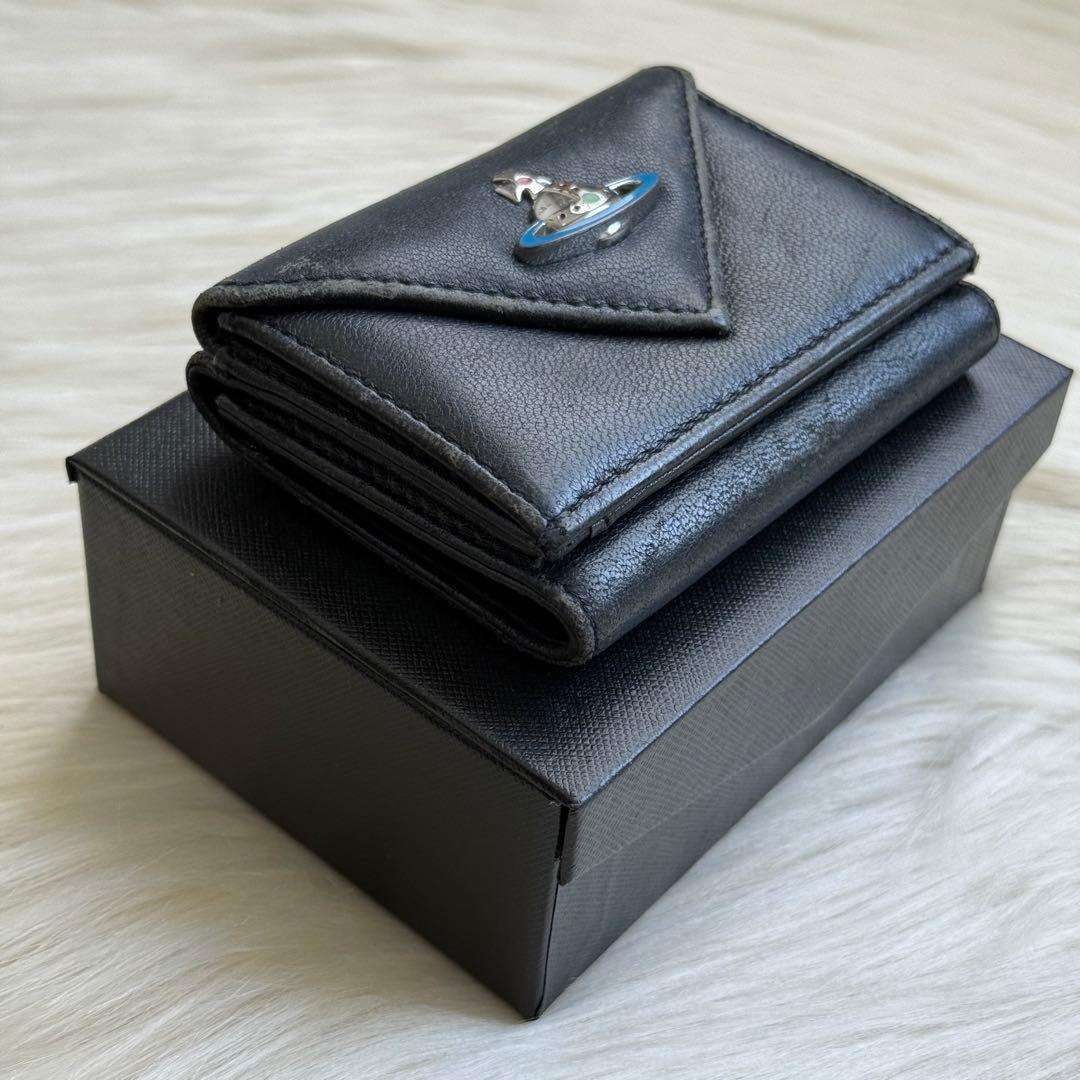 ヴィヴィアンウエストウッド ENVELOPE コンパクトウォレット ブラック