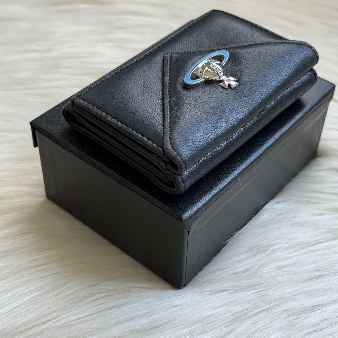 ヴィヴィアンウエストウッド ENVELOPE コンパクトウォレット ブラック