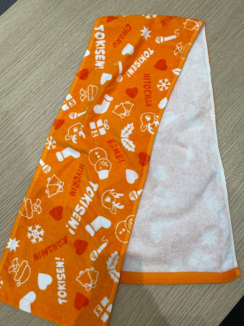 【希少品】TOKISEN オレンジタオル　ときめき宣伝部