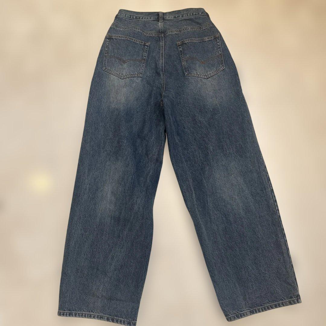 machatt ウエストタックデニム ブルー 38サイズ