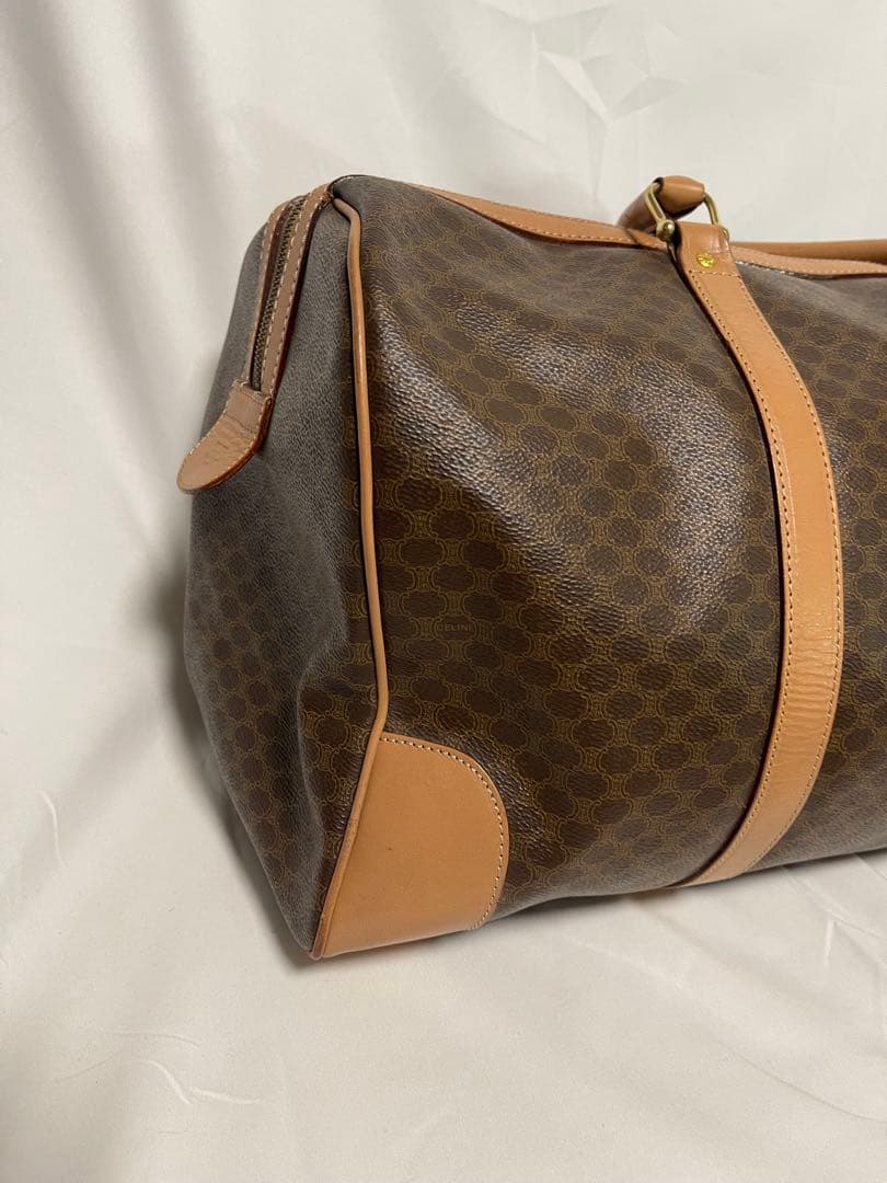 ★CELINE★ボストンバッグ★旅行鞄★マカダム柄★鍵付き★PVC ★大容量★