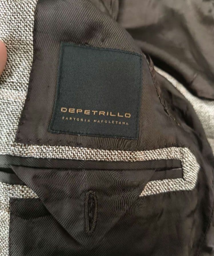tora様 De Petrillo 44 美品　グレージュ ブラウンホワイト