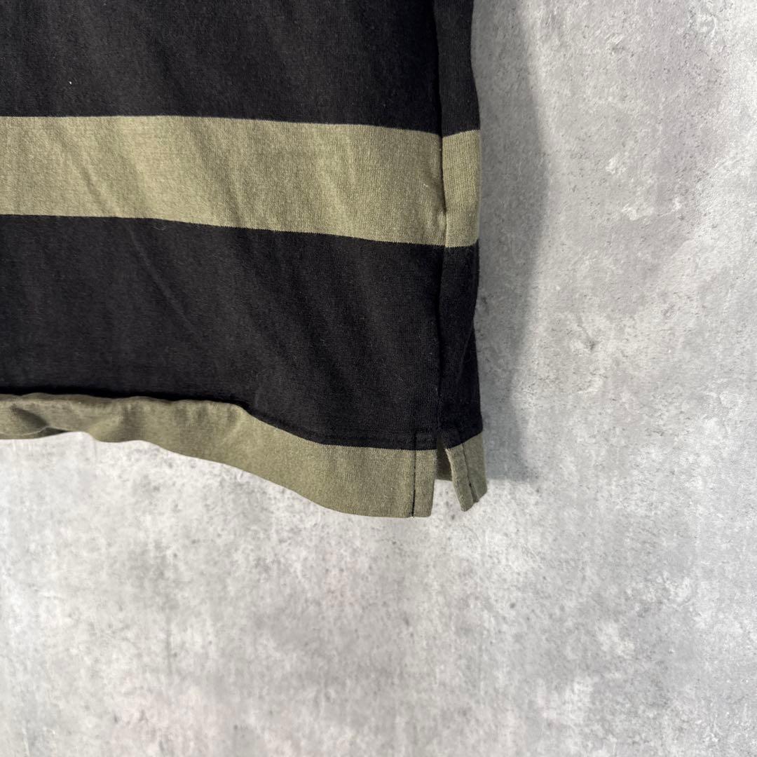 MARGARET HOWELL COTTON LINEN ボーダーTシャツ 2
