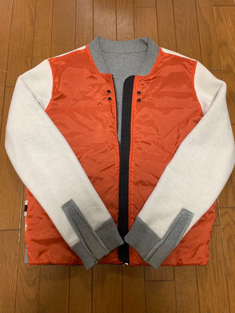 DIESEL キルティング×スウェット 切替 ジャケット MA-1風 Lサイズ
